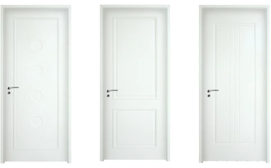 Modern Design PVC Door for Bathroom Water Resistant Interior WPC Door