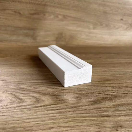 USA Standard High Nail Holding 2" PVC WPC Vinyl Door Brickmould Architrave